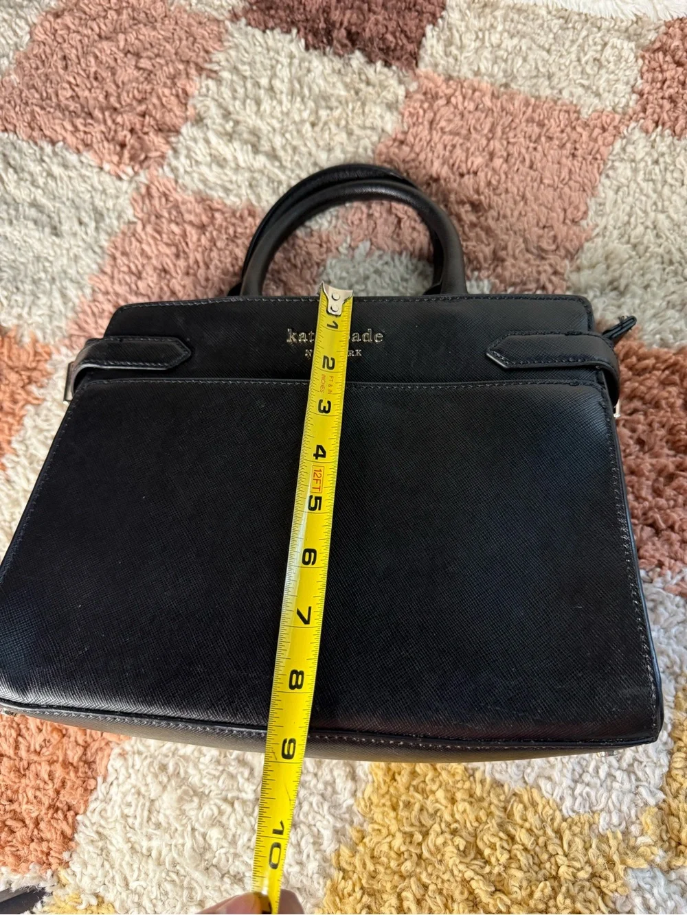 Kate Spade New York Black Leather Satchel